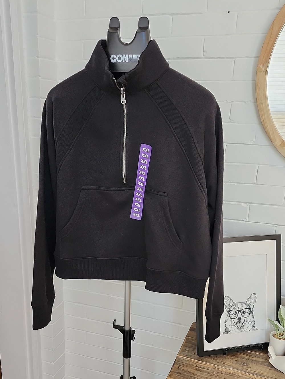 Black Pullover, Womens Xxl
